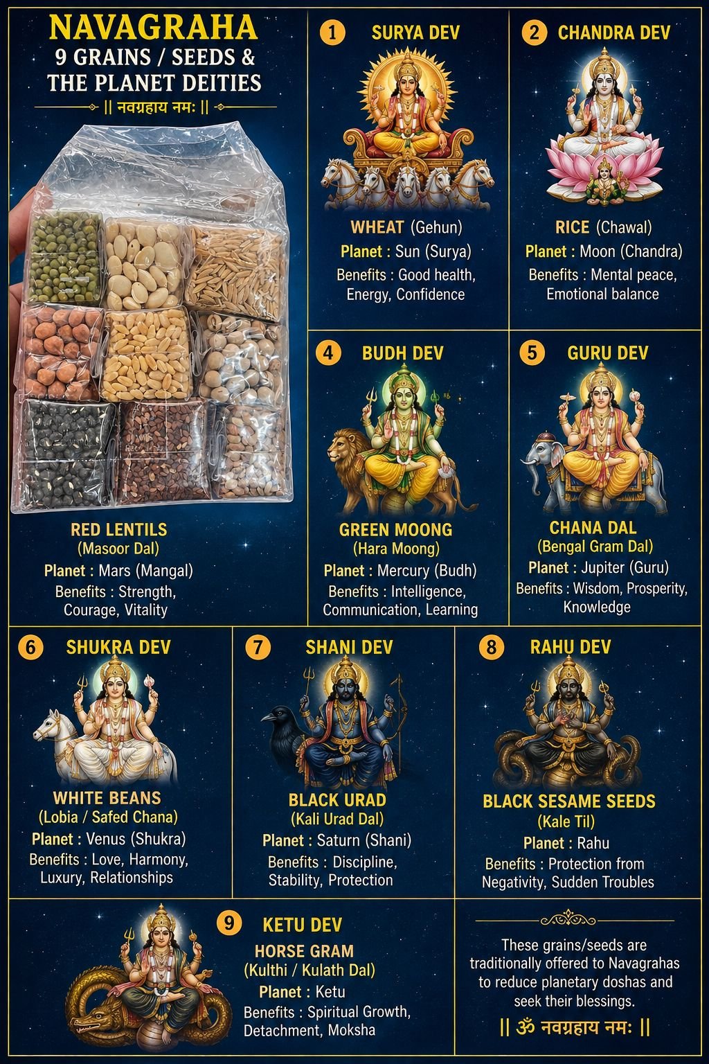 Navagraha Grains