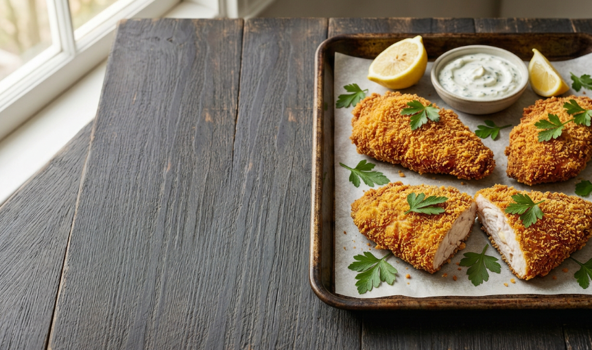 Simple Baked in the Oven Fowl Cutlets